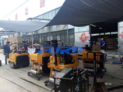 福瑞得微動態(tài)--手扶雙輪壓路機，手推式井蓋切割機，手扶抹光機等包裝發(fā)貨